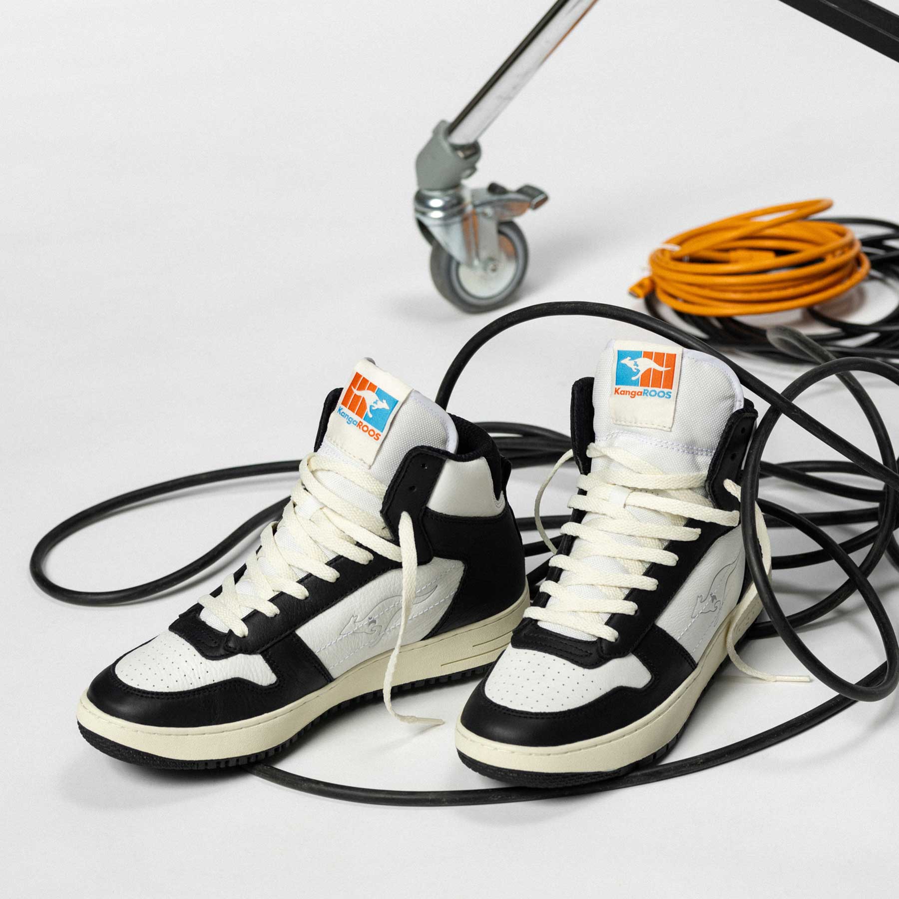 Black and white high top basketball shoes online